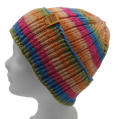 Bunte handgestrickte Kindermütze | Warme Beanie für Kinder