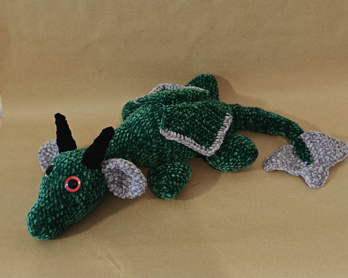 Amigurumi Drache gehäkelt | Weiches Stofftier & Deko | Perfektes Geschenk