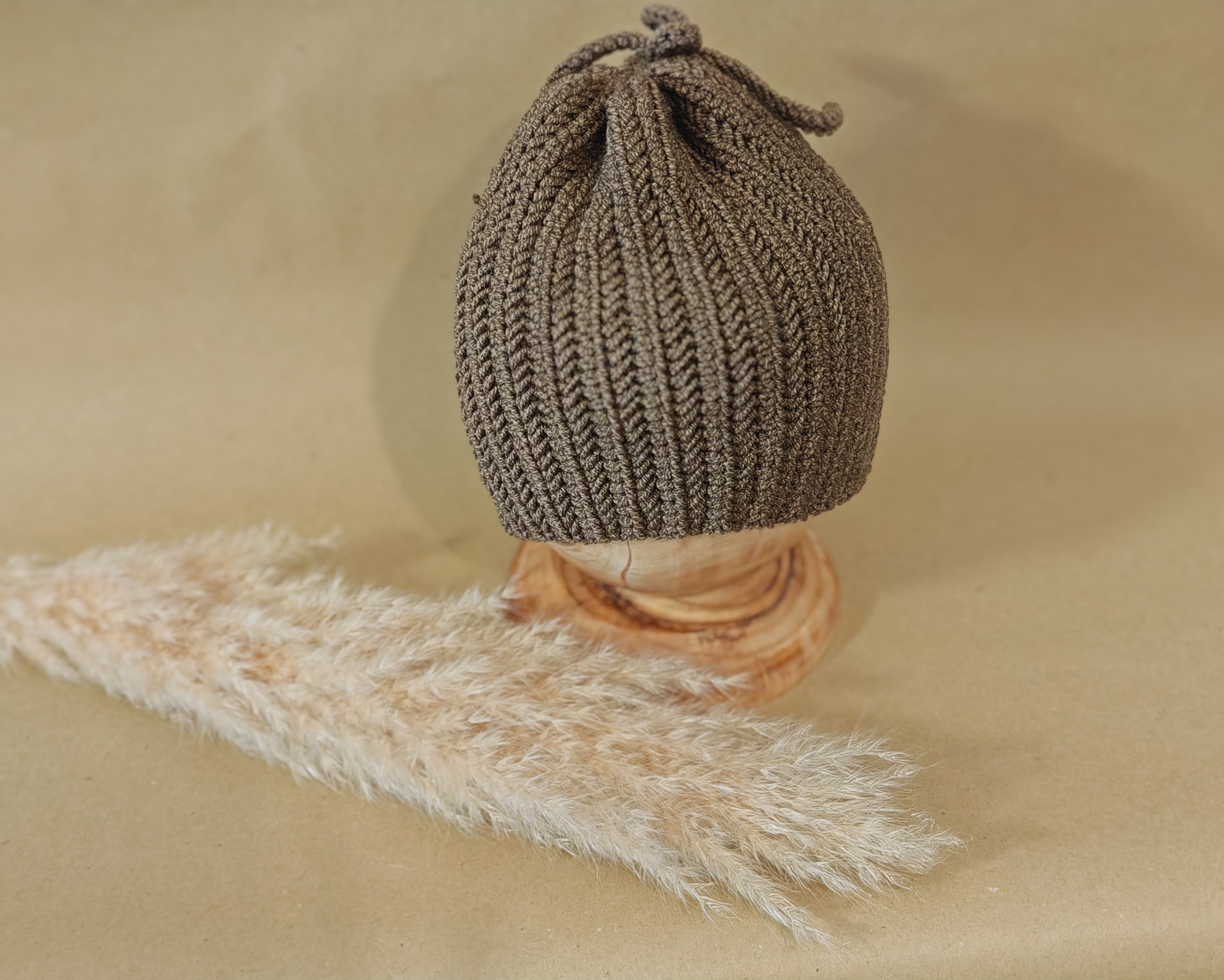 Handgehäkelte Wintermütze | wahlweise mit Bommel oder mit fester Schleife