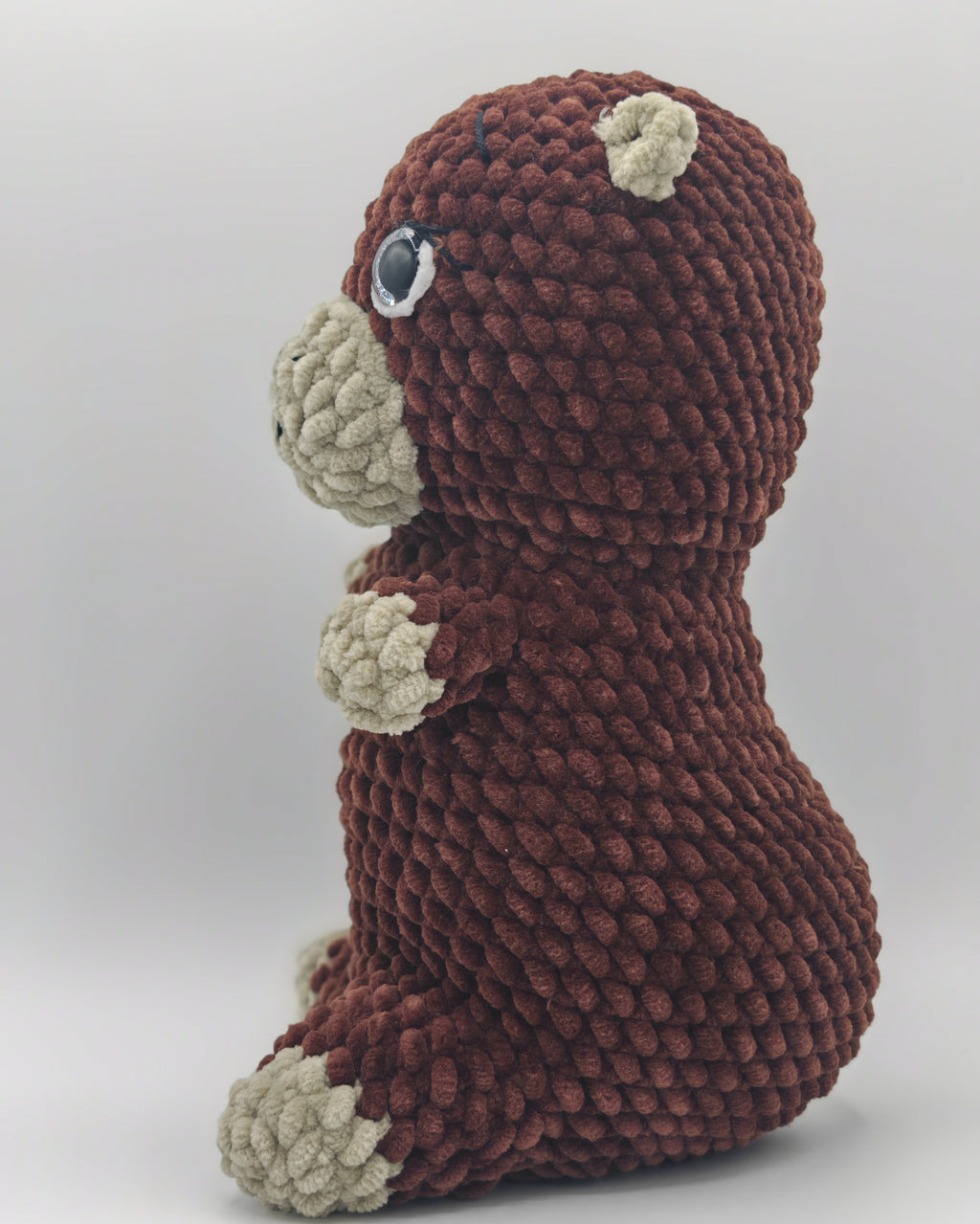 Gehäkeltes Amigurumi Biber Kuscheltier | Handgemachtes Stofftier | Geschenkidee für Kinder & Erwachsene