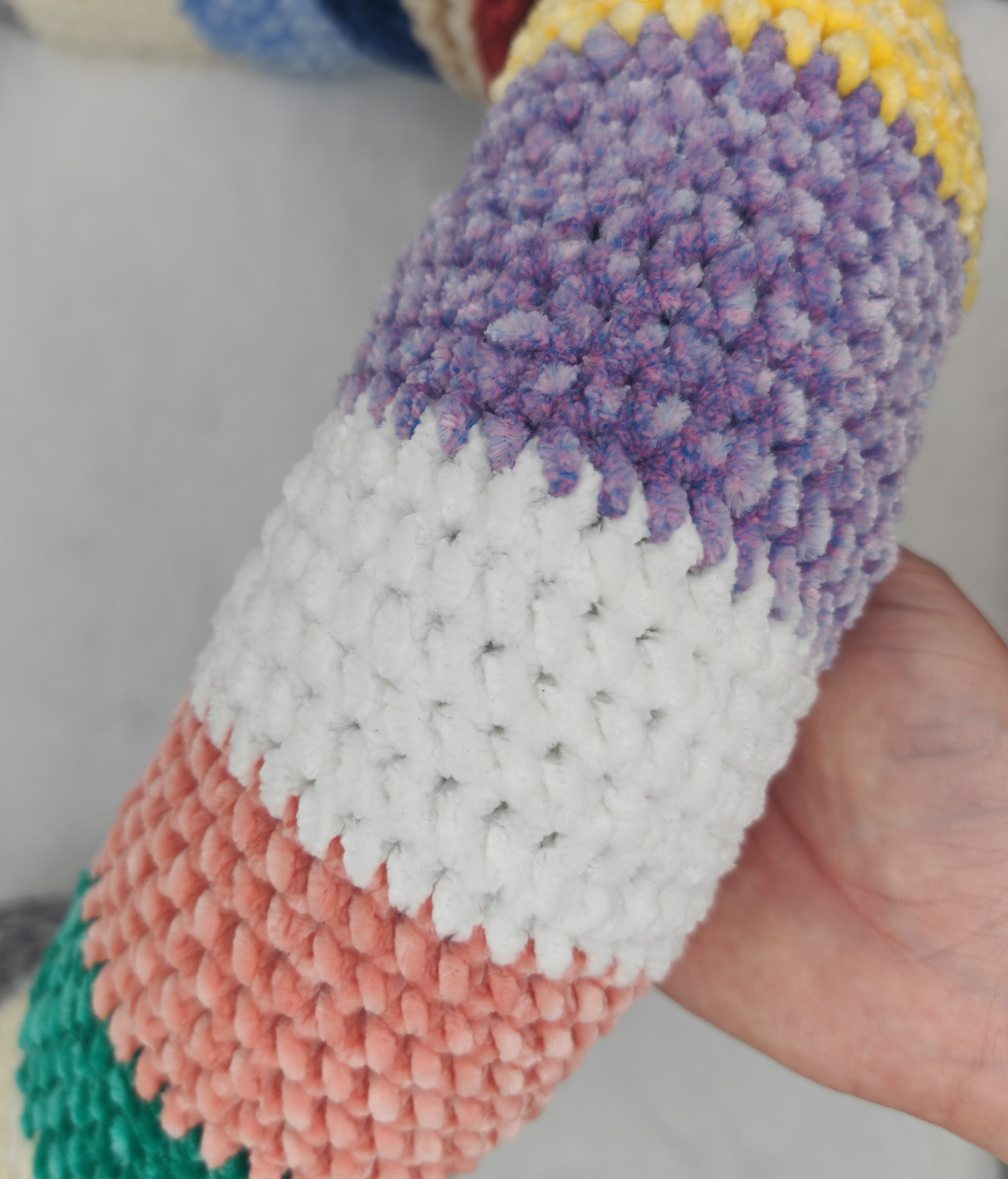 Gehäkelte Amigurumi Schlange | Handgemachtes Kuschelspielzeug & Geschenkidee