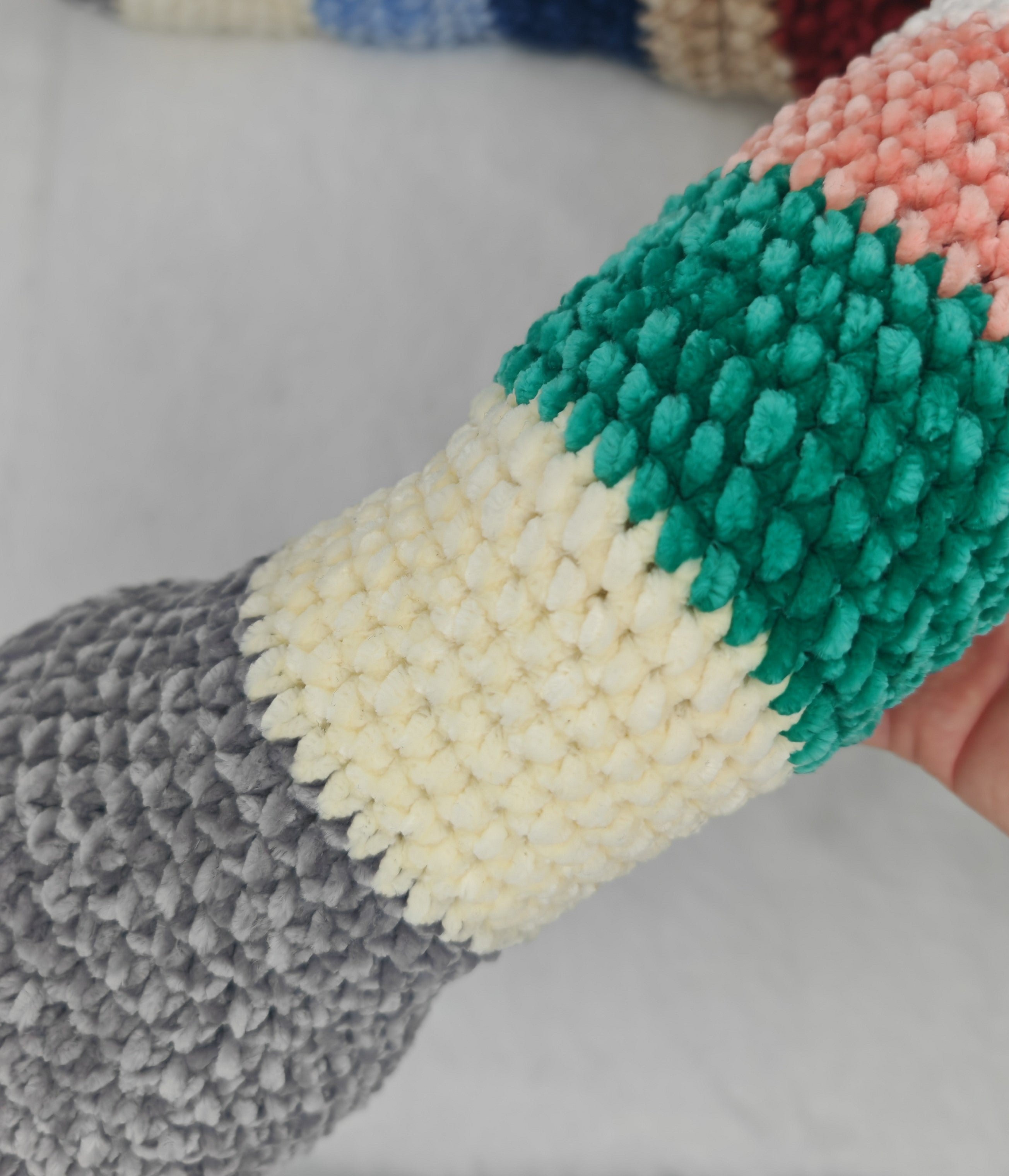 Gehäkelte Amigurumi Schlange | Handgemachtes Kuschelspielzeug & Geschenkidee