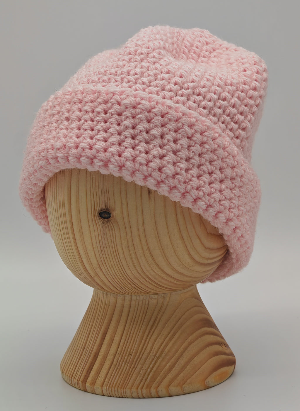 Handgehäkelte Frühchenmütze in Rosa – Weiche Mütze für Frühgeborene & Neugeborene