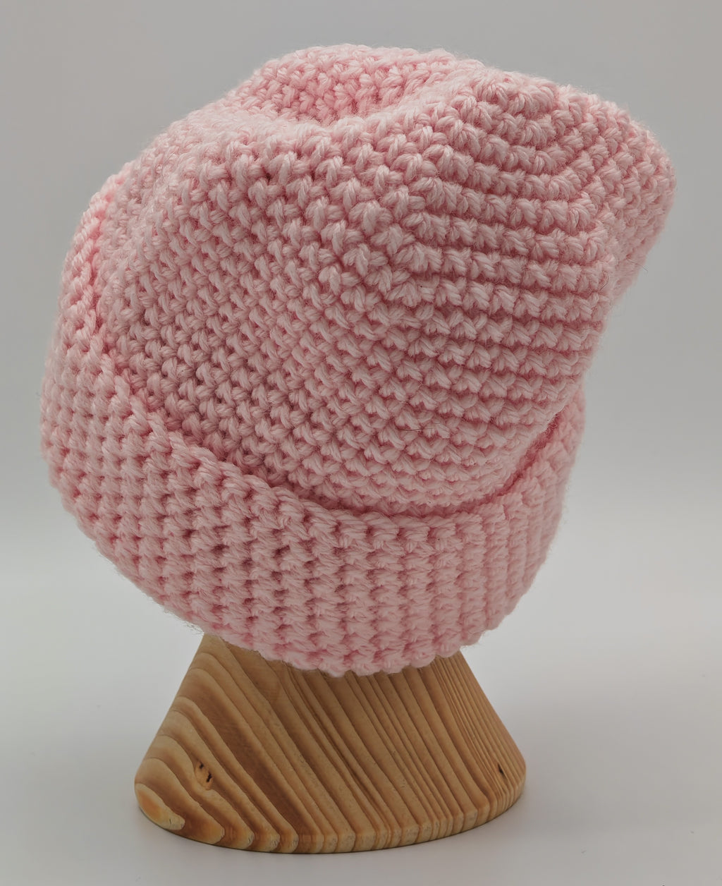 Handgehäkelte Frühchenmütze in Rosa – Weiche Mütze für Frühgeborene & Neugeborene