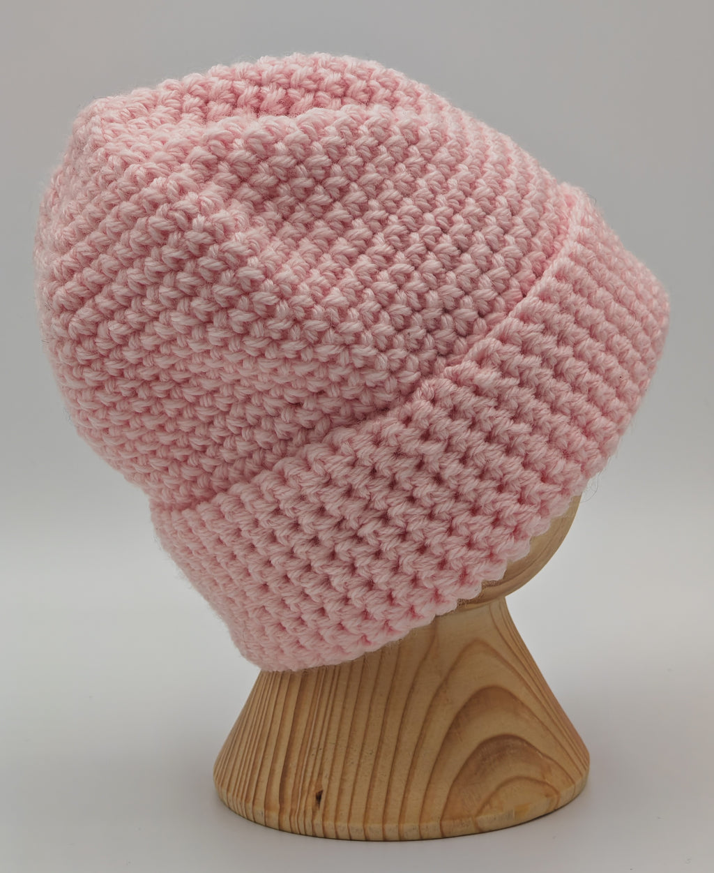 Handgehäkelte Frühchenmütze in Rosa – Weiche Mütze für Frühgeborene & Neugeborene