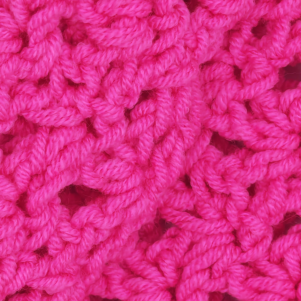 Gehäkeltes Dreieckstuch Pink – Handgemachtes Schultertuch Damen – Boho Häkel Schal – Leichtes Sommertuch