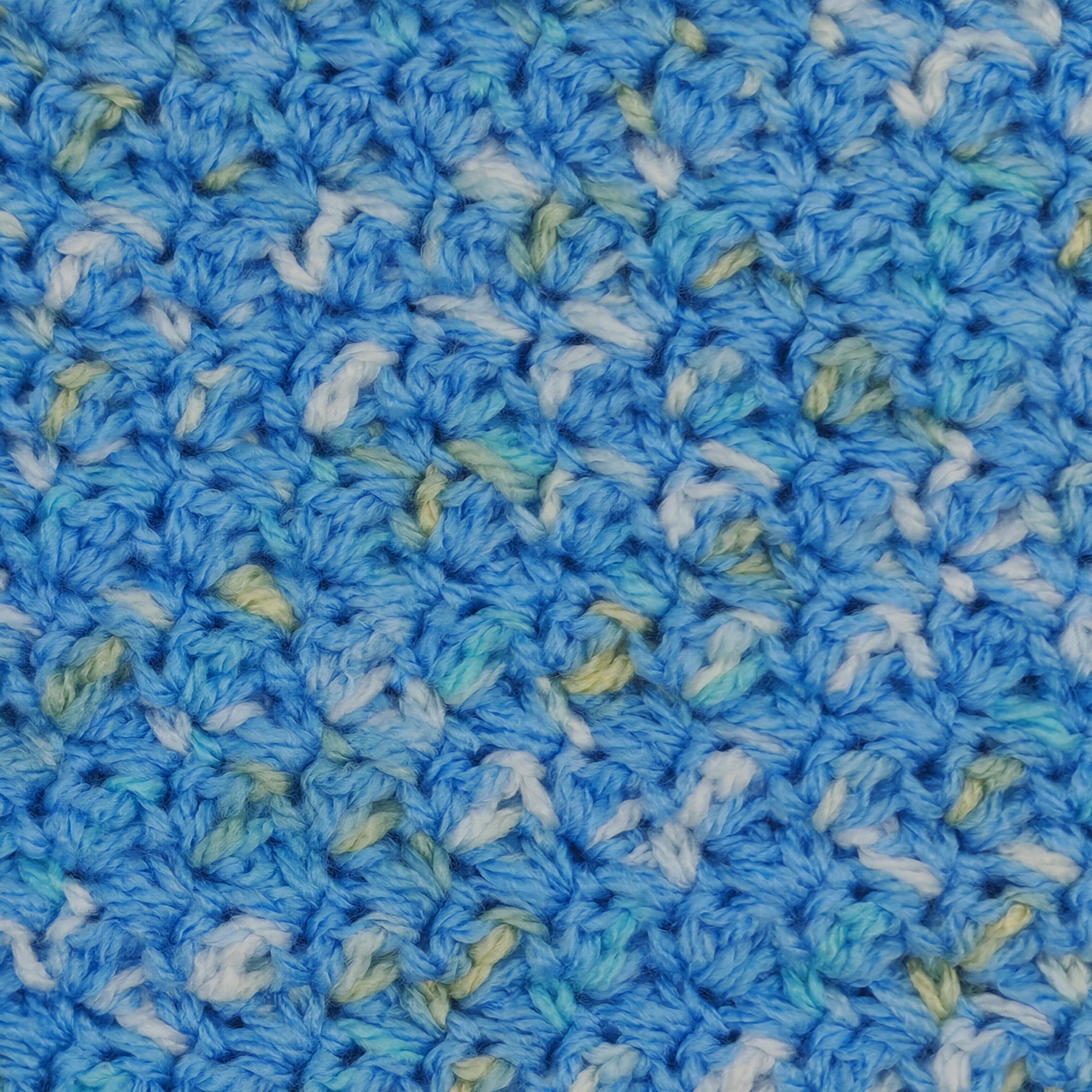 Handgehäkeltes Kissen- & Decken-Set Blau | Struktur Häkeldecke mit Kissen | Handmade Wohnaccessoire | Sofadecke Set Unikat