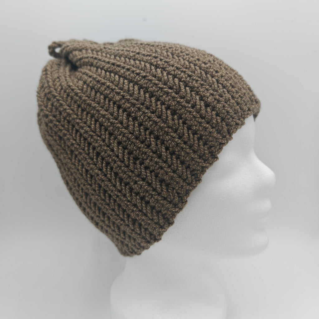 Handgehäkelte Wintermütze | wahlweise mit Bommel oder mit fester Schleife