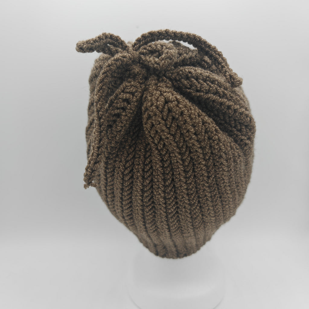 Handgehäkelte Wintermütze | wahlweise mit Bommel oder mit fester Schleife