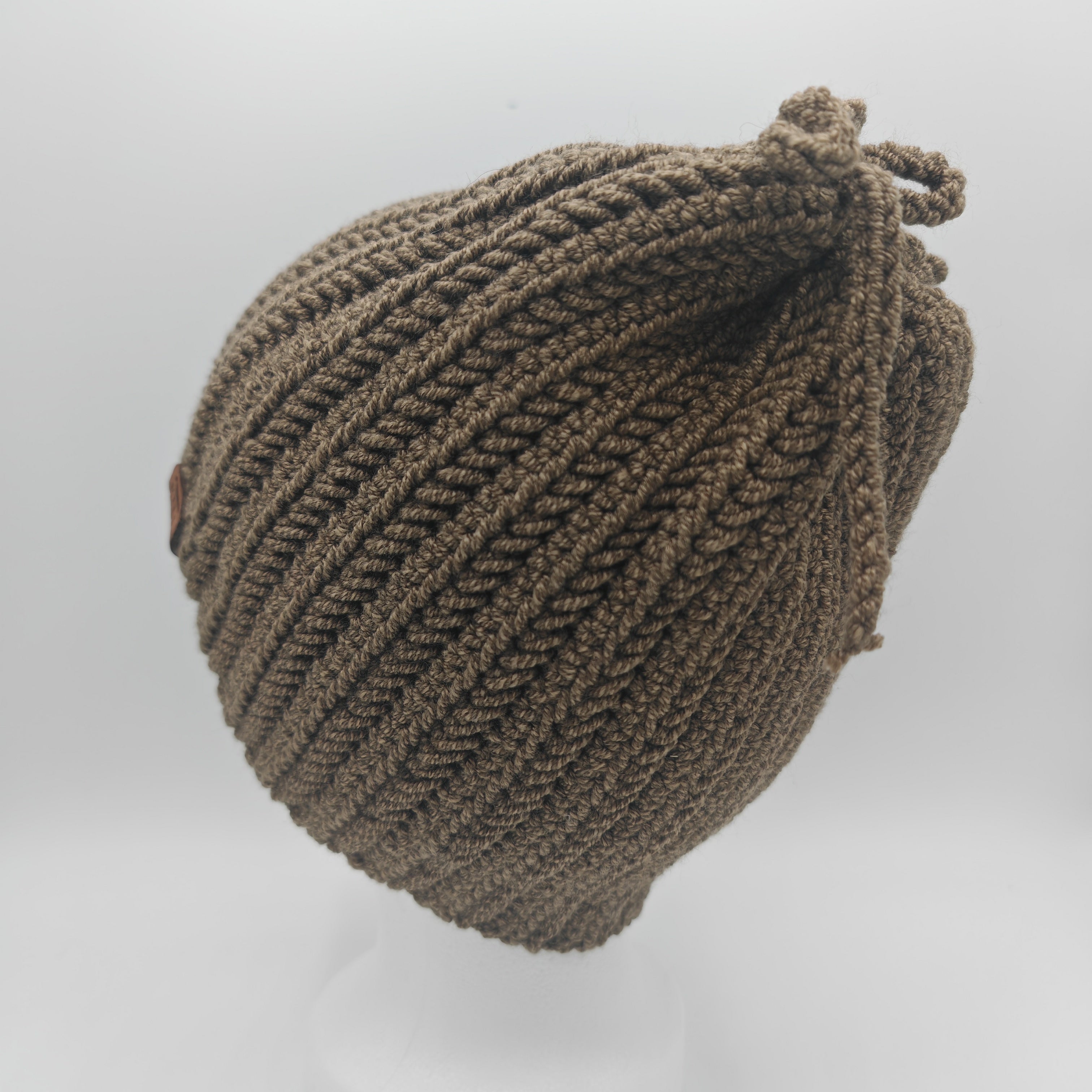 Handgehäkelte Wintermütze | wahlweise mit Bommel oder mit fester Schleife