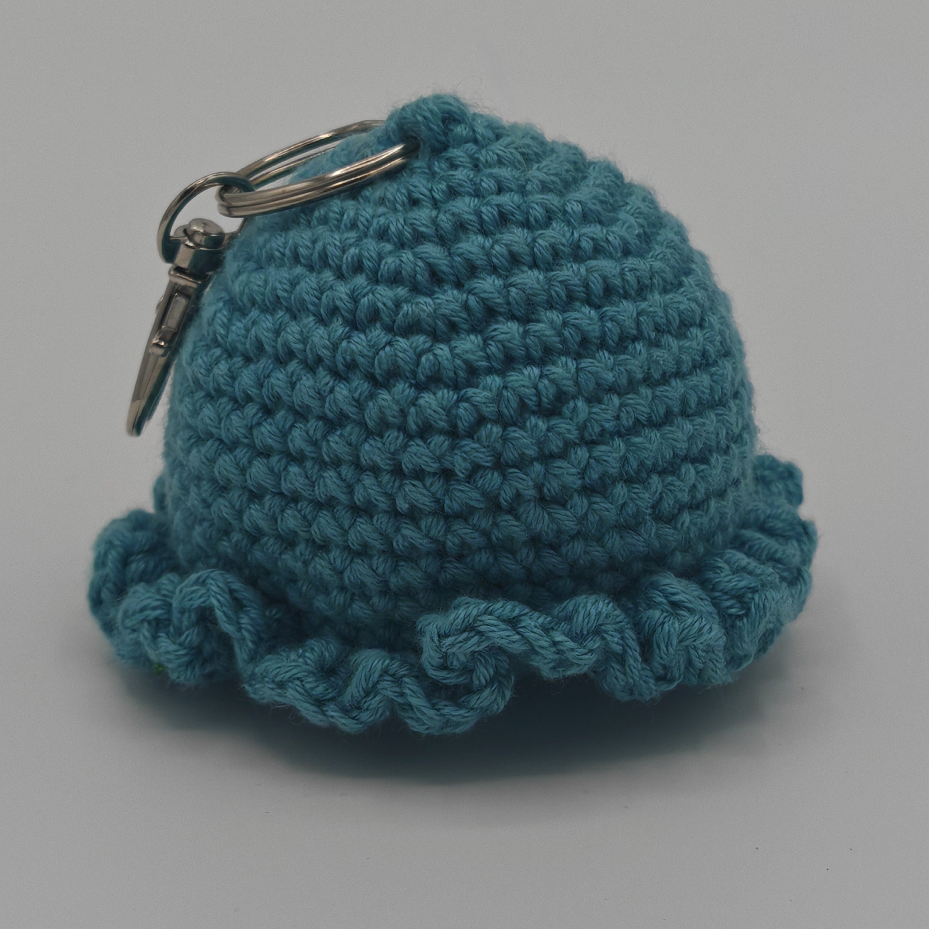 Handgehäkelter Oktopus Schlüsselanhänger – handgemachtes Amigurumi