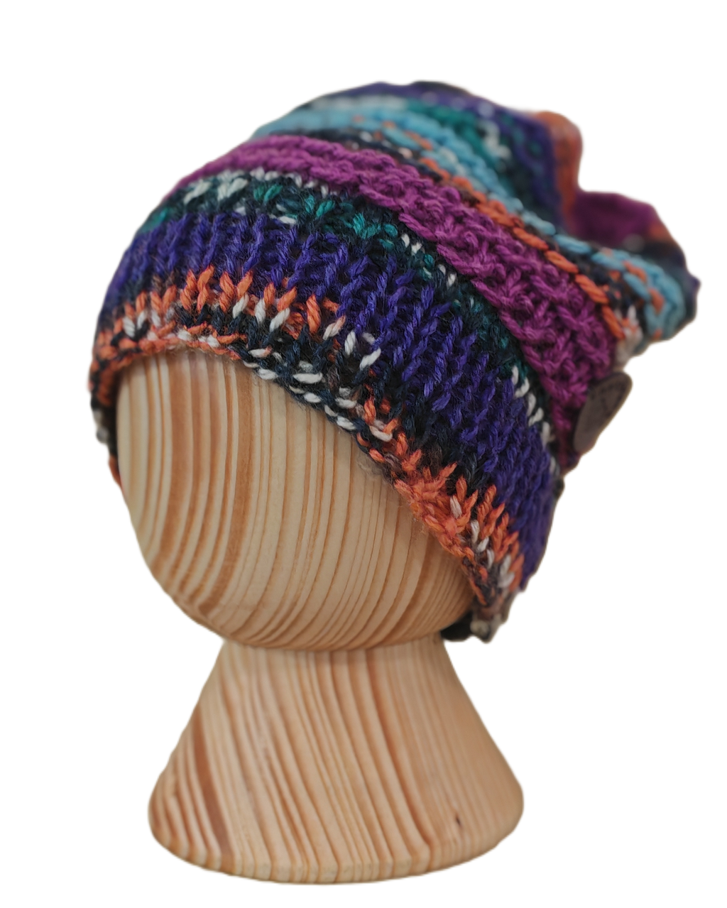 Handgestrickte Kindermütze aus Wolle – Bunt & Warm | Handmade Wintermütze