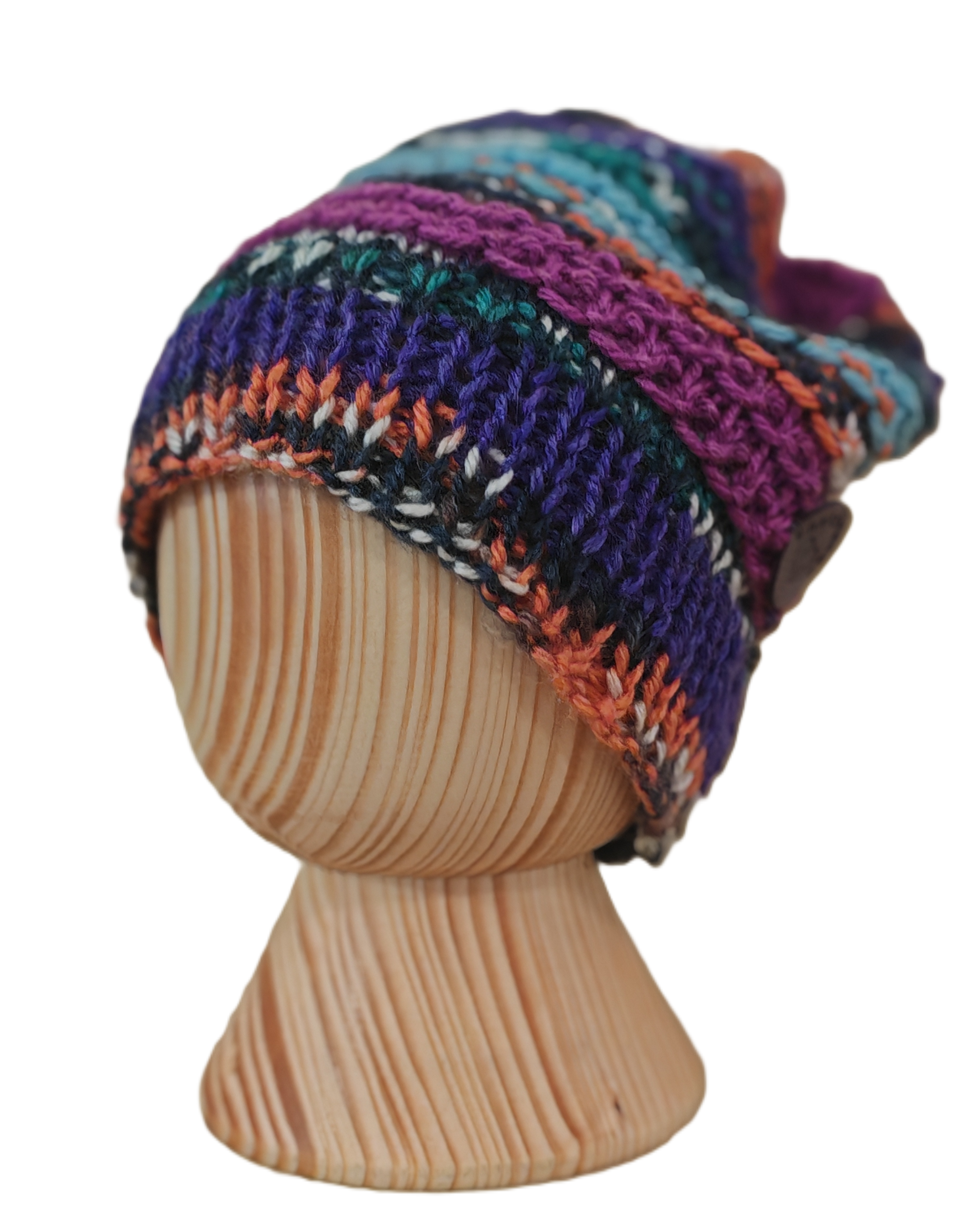 Handgestrickte Kindermütze aus Wolle – Bunt & Warm | Handmade Wintermütze