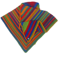 Handgehäkeltes Regenbogen Dreieckstuch – Unikat | Boho Häkeltuch