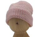 Handgehäkelte Frühchenmütze in Rosa – Weiche Mütze für Frühgeborene & Neugeborene
