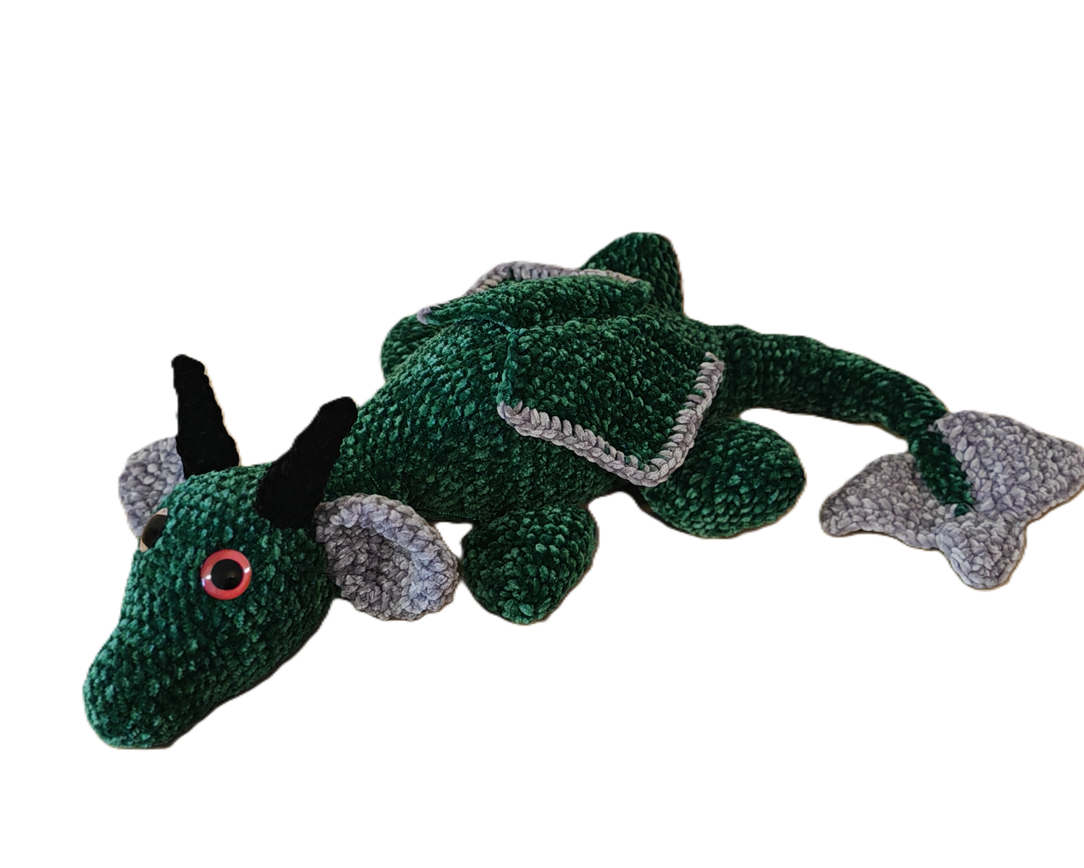 Amigurumi Drache gehäkelt | Weiches Stofftier & Deko | Perfektes Geschenk