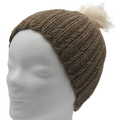 Handgehäkelte Wintermütze | wahlweise mit Bommel oder mit fester Schleife